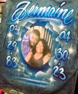 Custom iron-Ons with airbrush