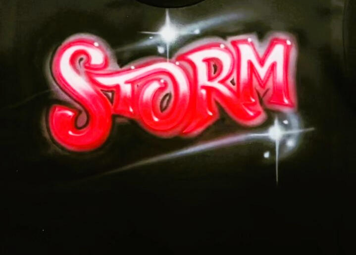 Unique airbrush softball garments