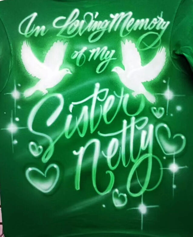 Personalized airbrush remembrances