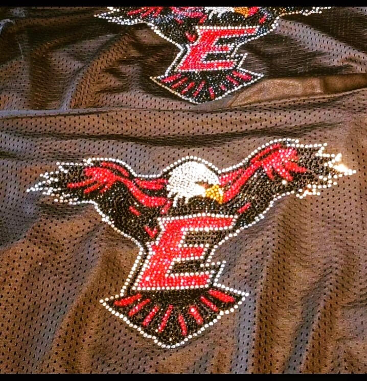 Customized rhinestone and template services