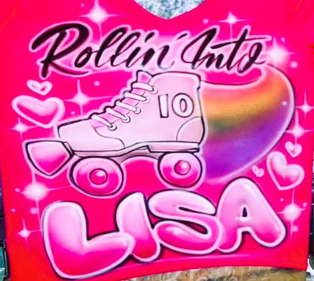 Airbrush birthday apparel